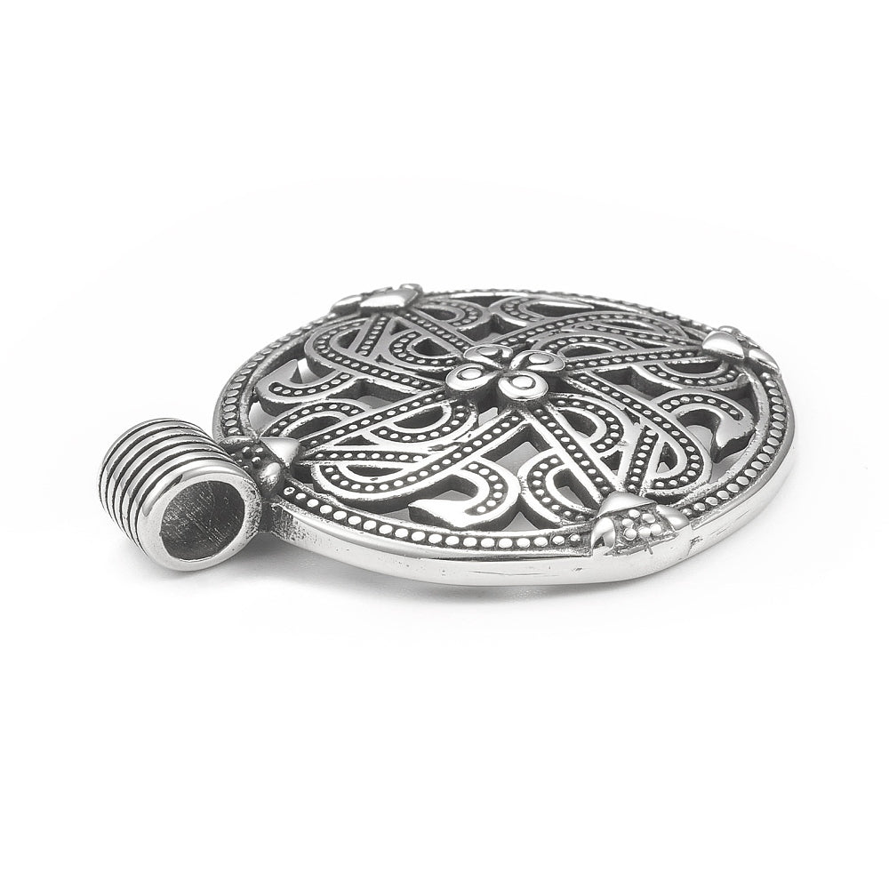 Anhänger | Edelstahl Wikinger Ornament
