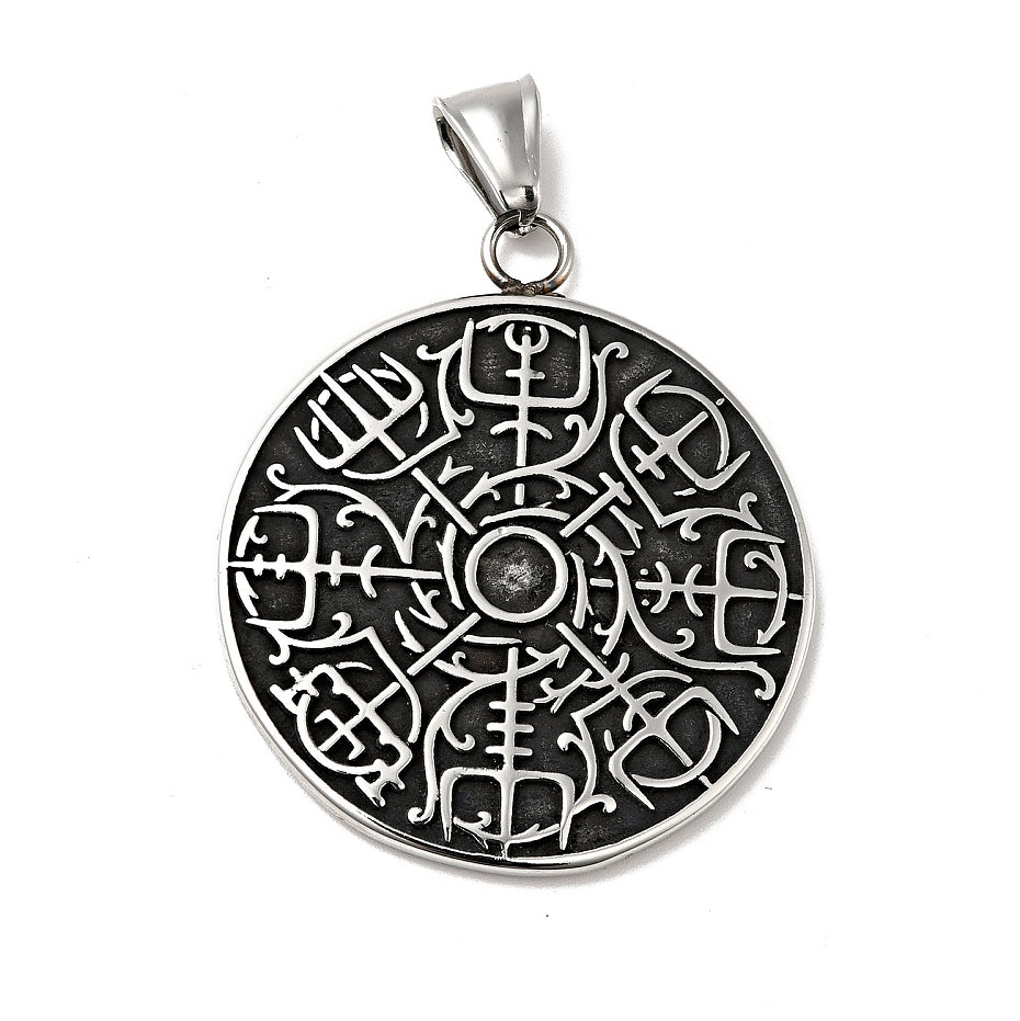 Anhänger | Edelstahl Vegvisir Ornament
