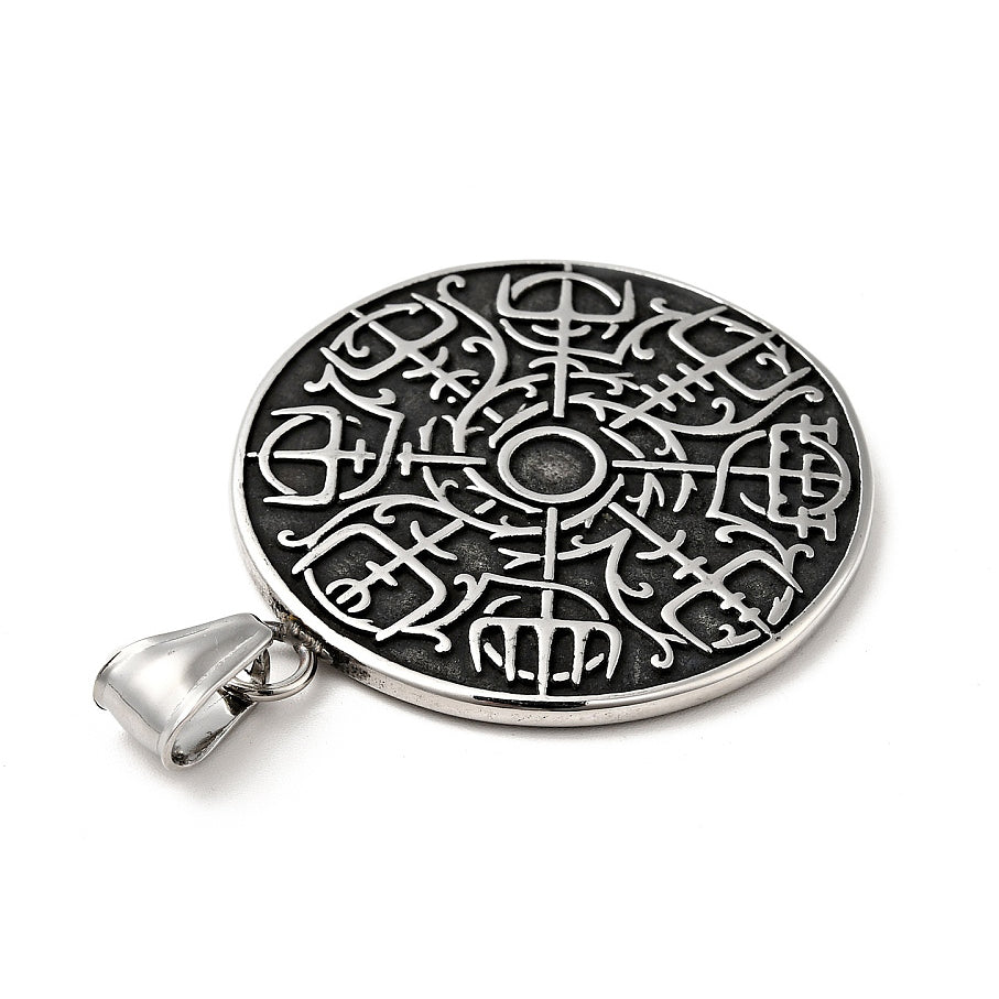 Anhänger | Edelstahl Vegvisir Ornament