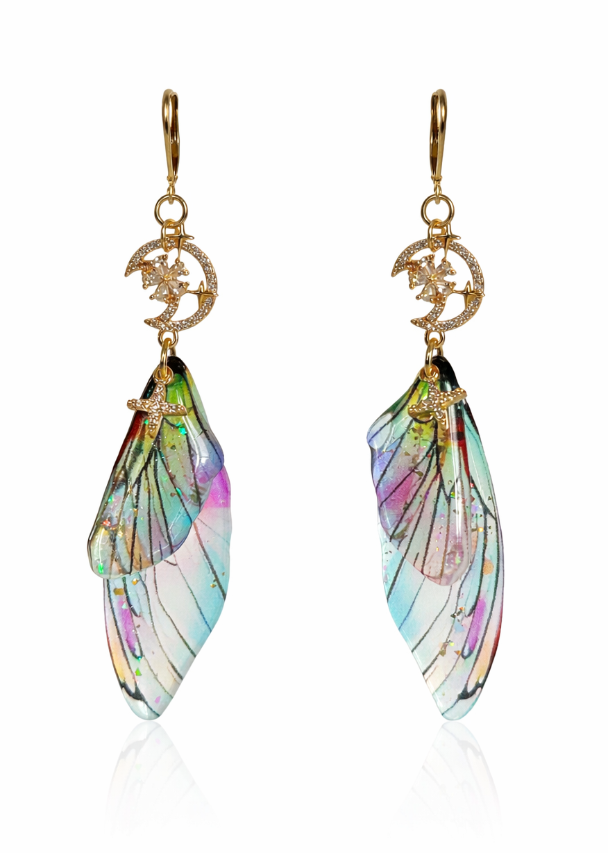 Fairy Wings Ohrringe Mondblütenelfe