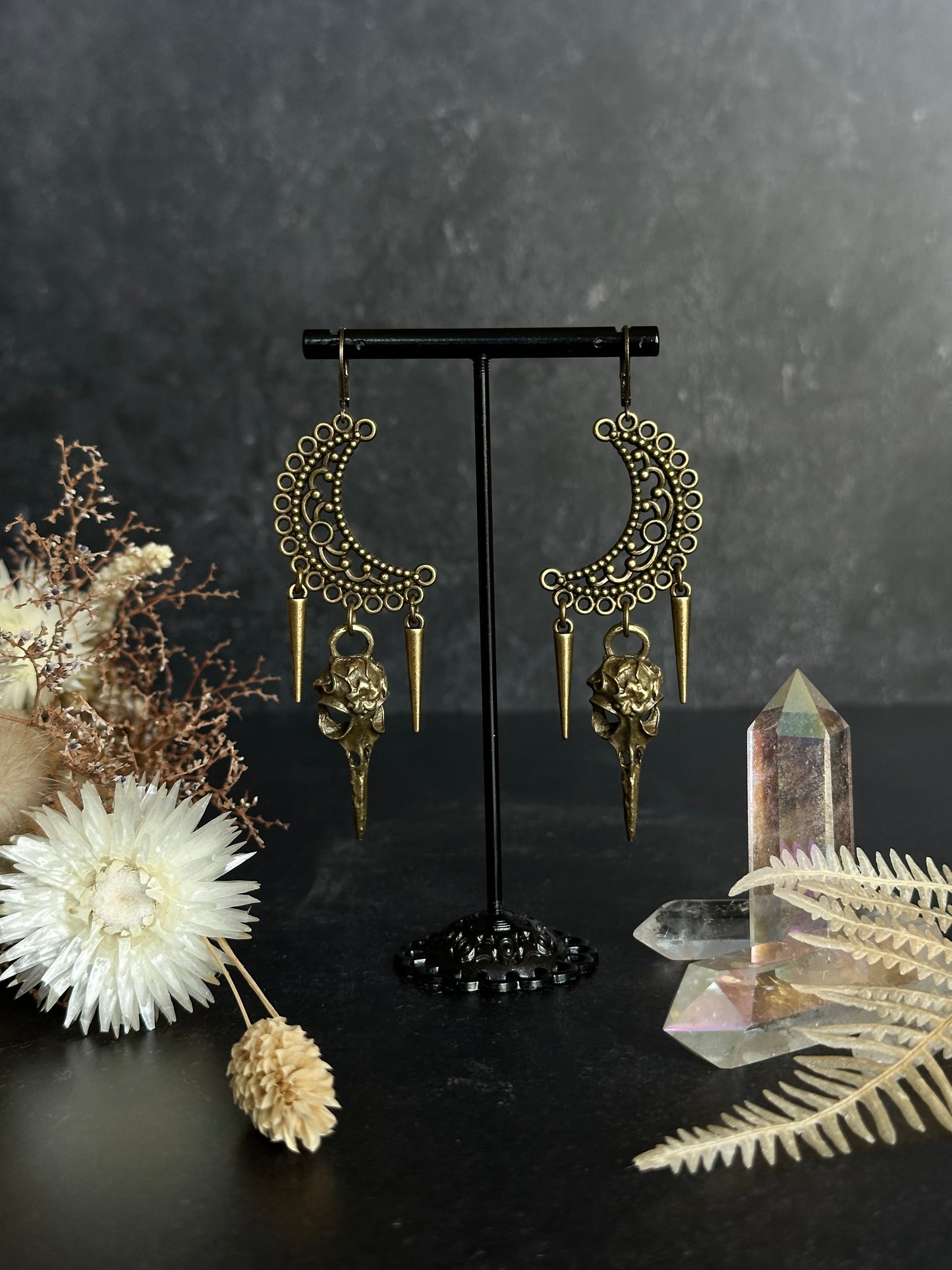 Ohrringe Bronze | Rabenmond