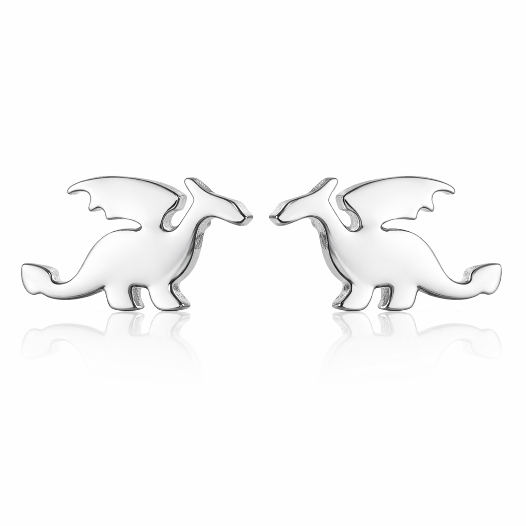 Ohrstecker | Edelstahl Drachen