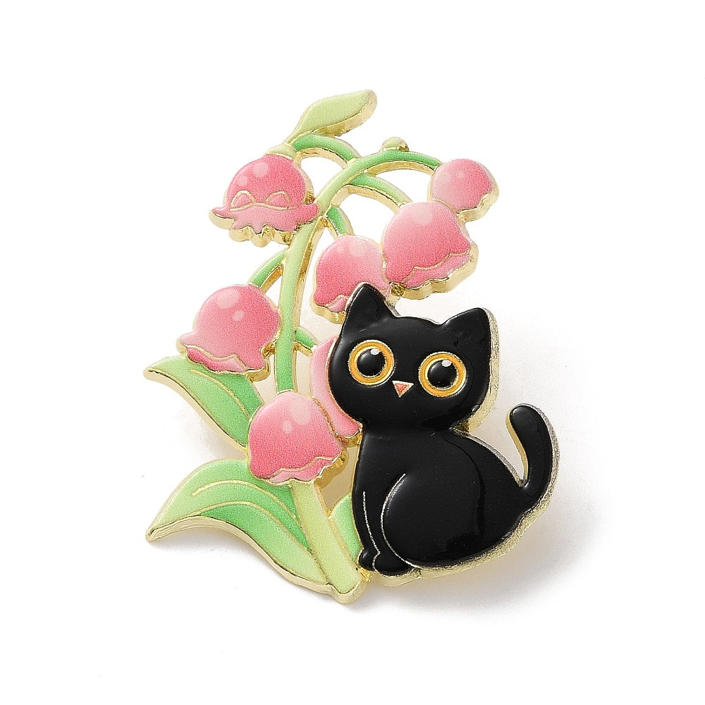 Pin Purr in Bloom – Katze