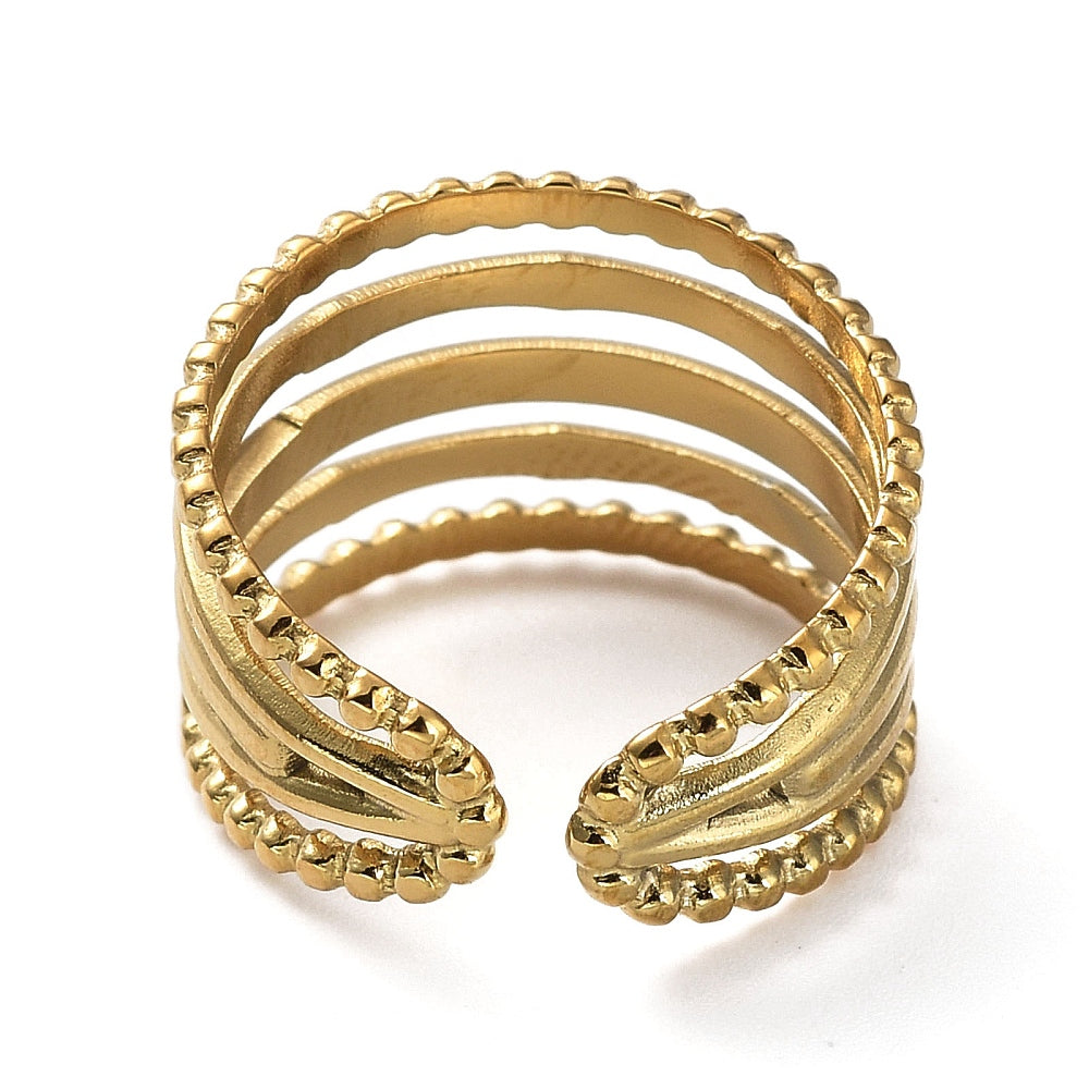 Ring | Edelstahl Five Layers