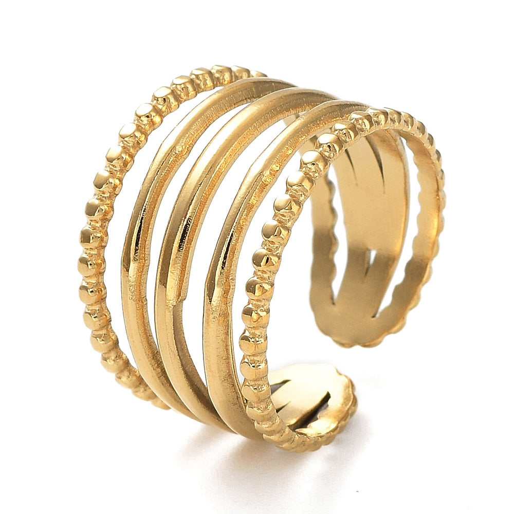 Ring | Edelstahl Five Layers