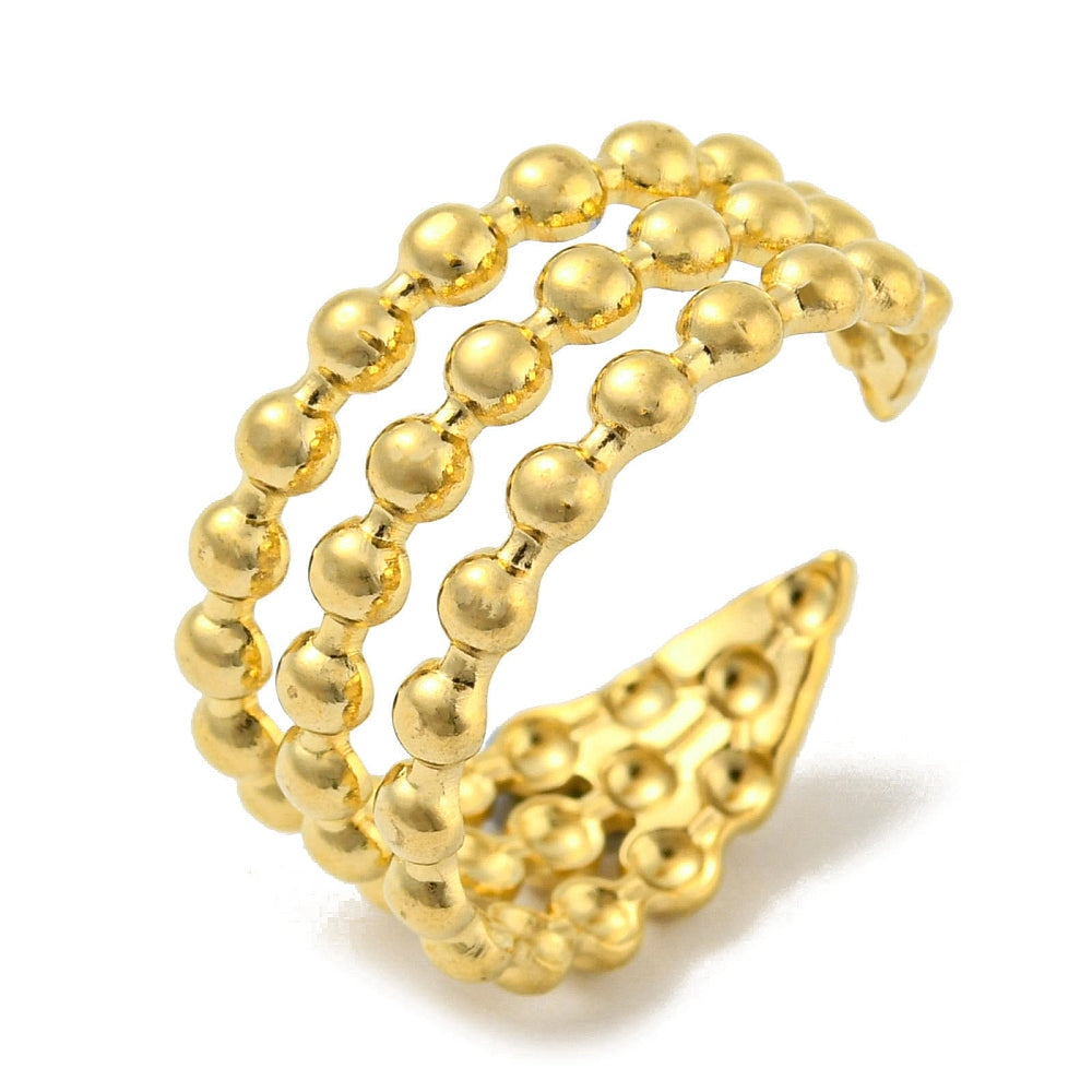 Ring | Edelstahl Triple Karma