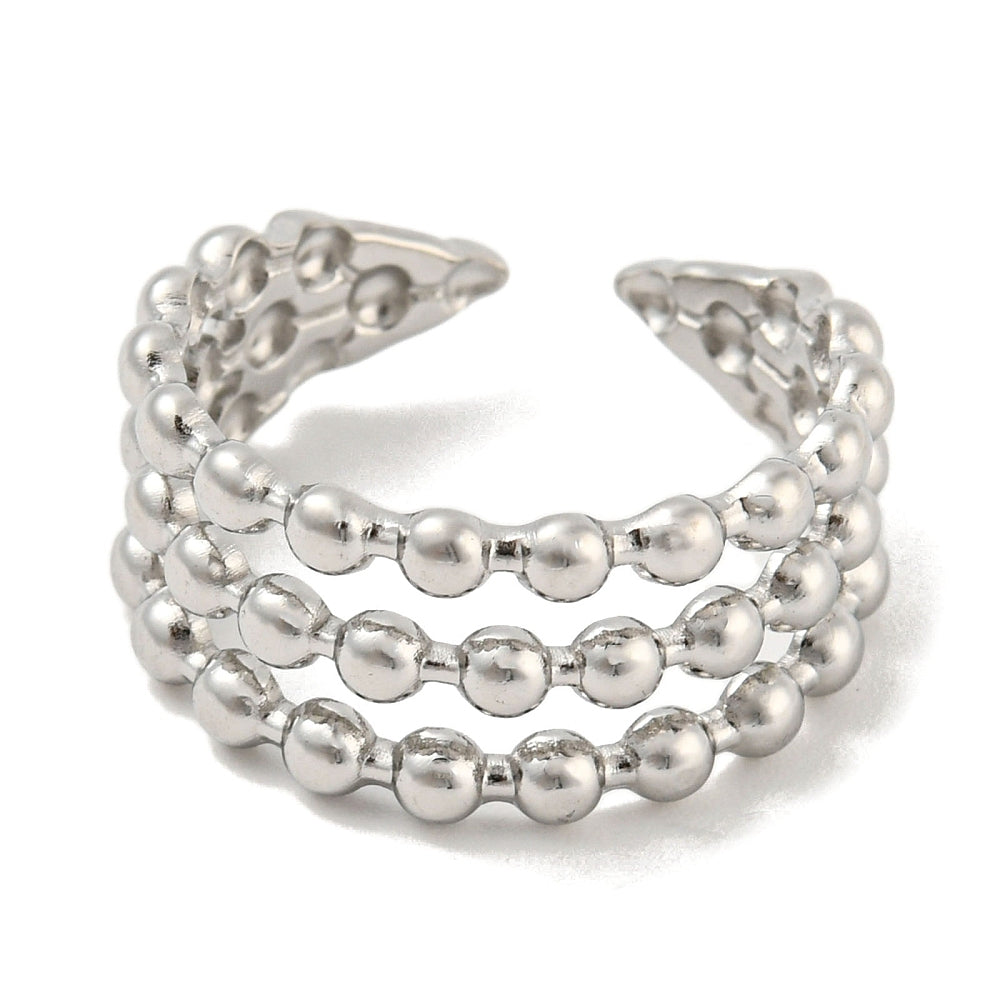 Ring | Edelstahl Triple Karma