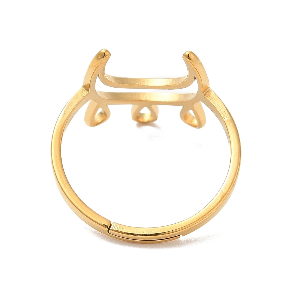 Ring | Edelstahl Weinender Mond