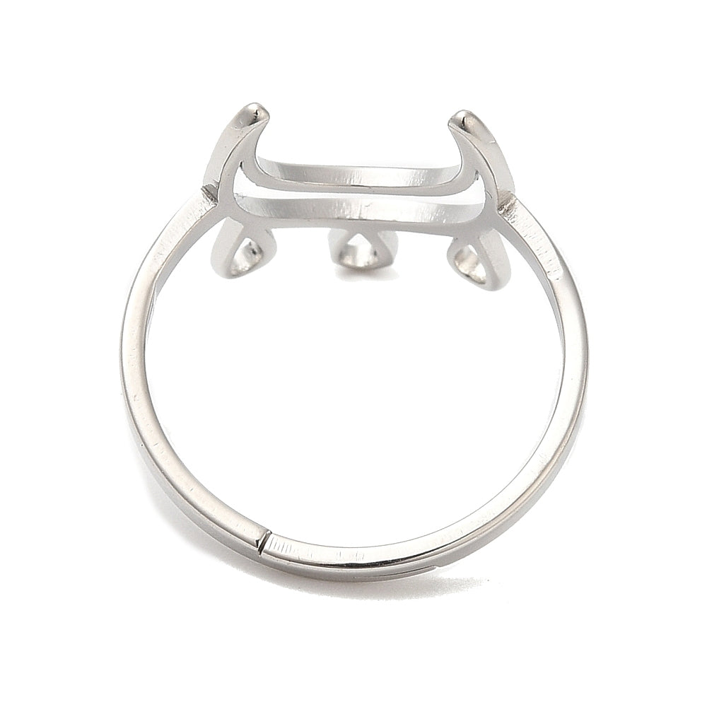 Ring | Edelstahl Weinender Mond