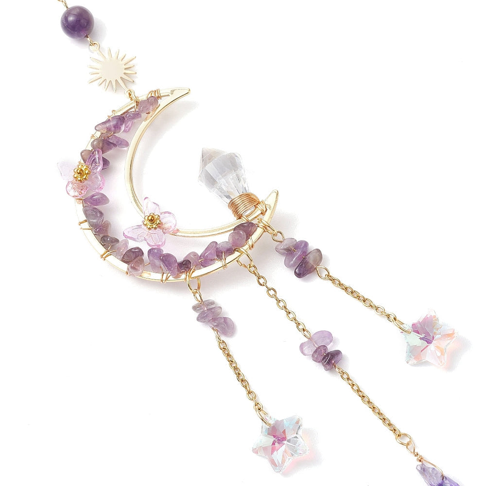 Sonnenfänger Kleiner Mond Amethyst
