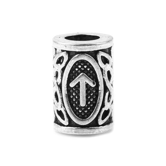 Haarperle | Bartperle Rune Tiwaz