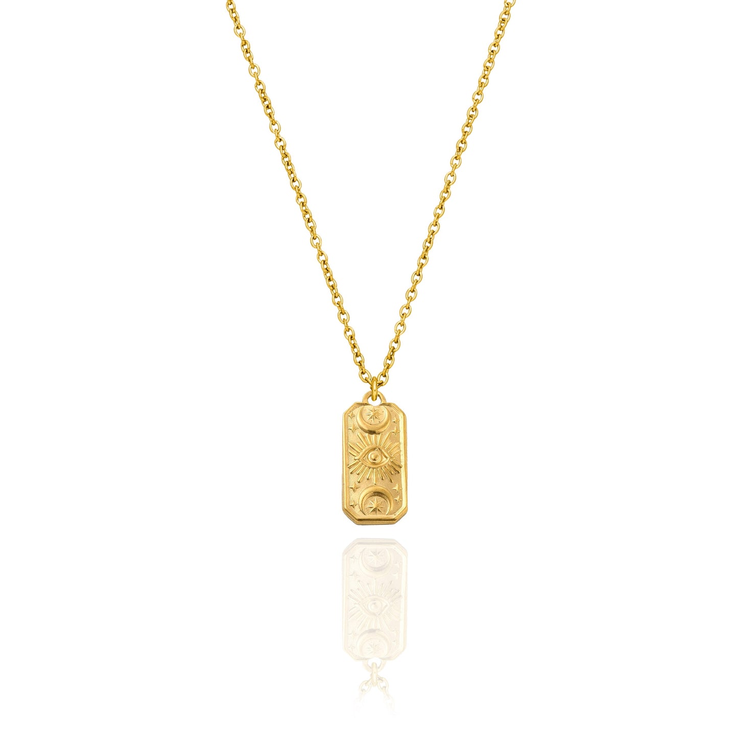 Kette | Edelstahl Eye & Moons