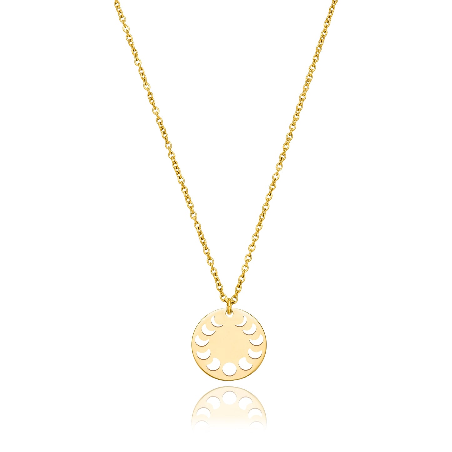 Kette | Edelstahl Boho Mondphasen