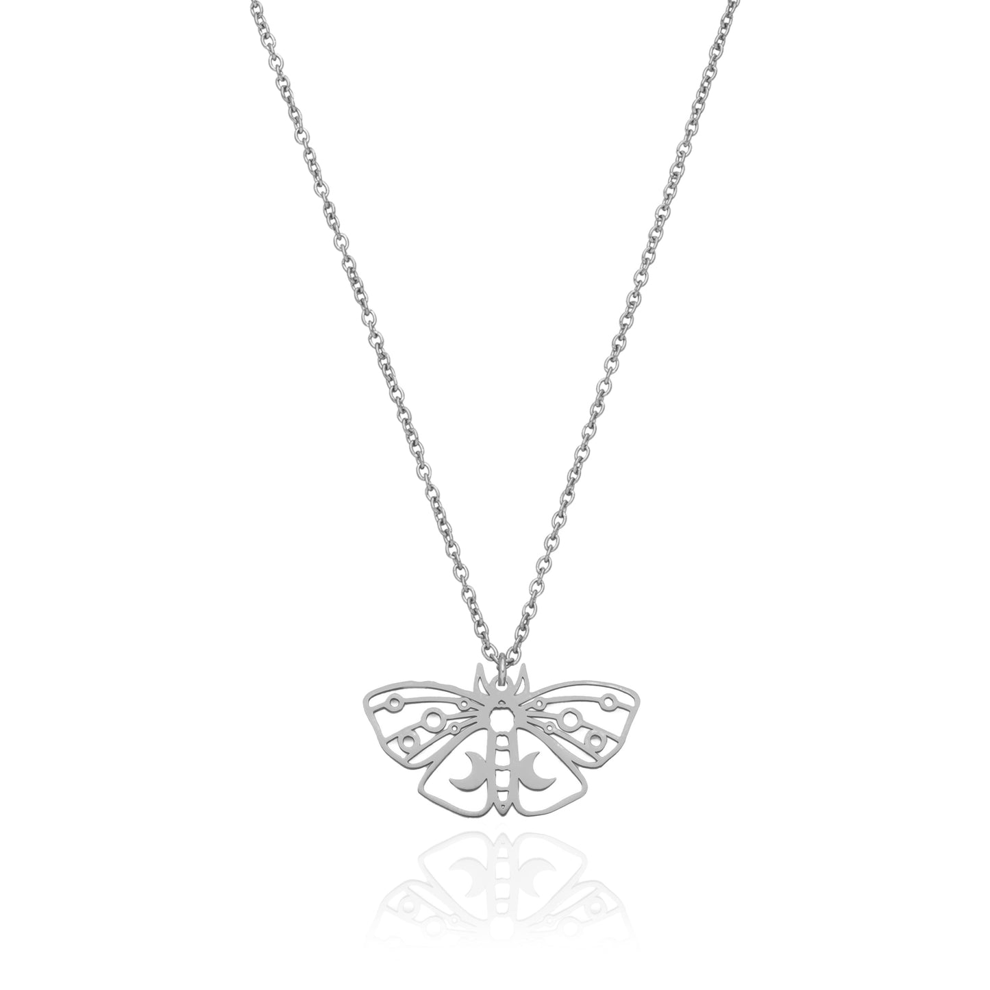 Kette | Edelstahl Mond Motte