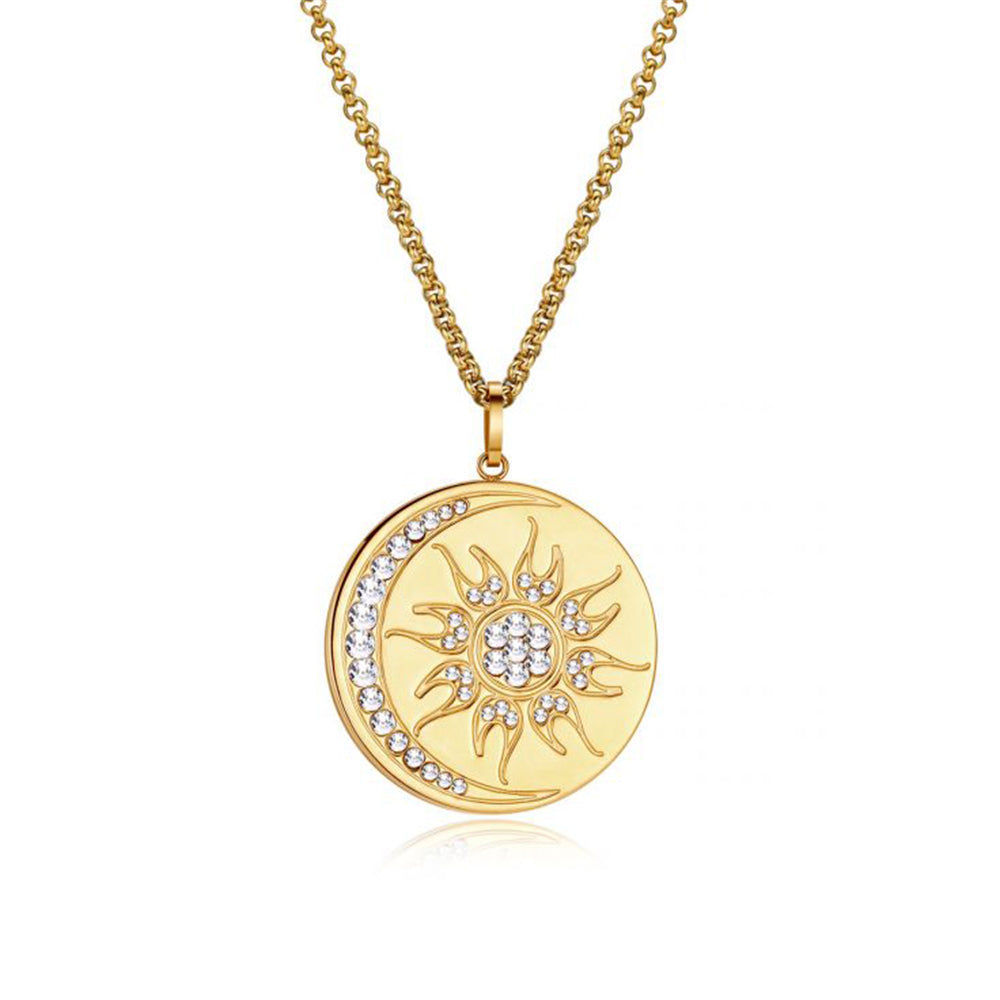 Kette | Edelstahl Sonne & Mond