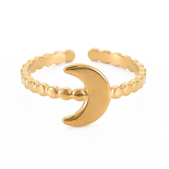Ring | Edelstahl Boho Moon