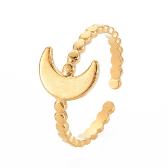 Ring | Edelstahl Boho Moon
