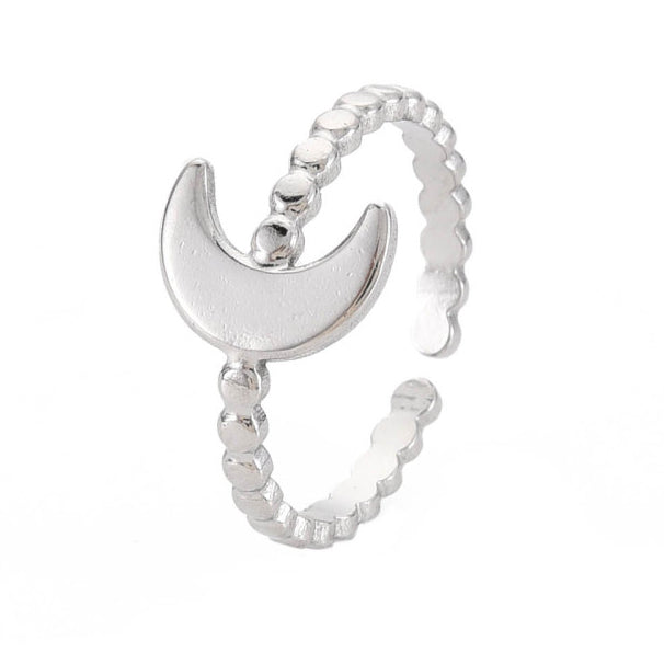 Ring | Edelstahl Boho Moon