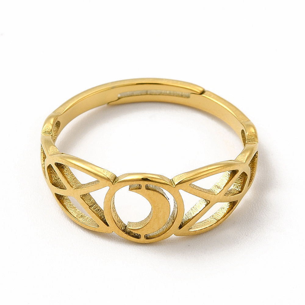 Ring | Edelstahl Celtic Moon