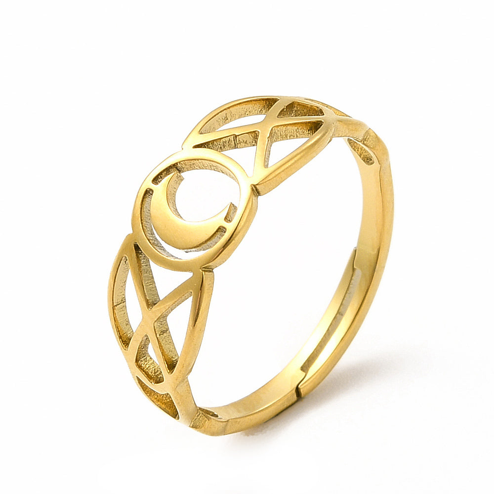 Ring | Edelstahl Celtic Moon