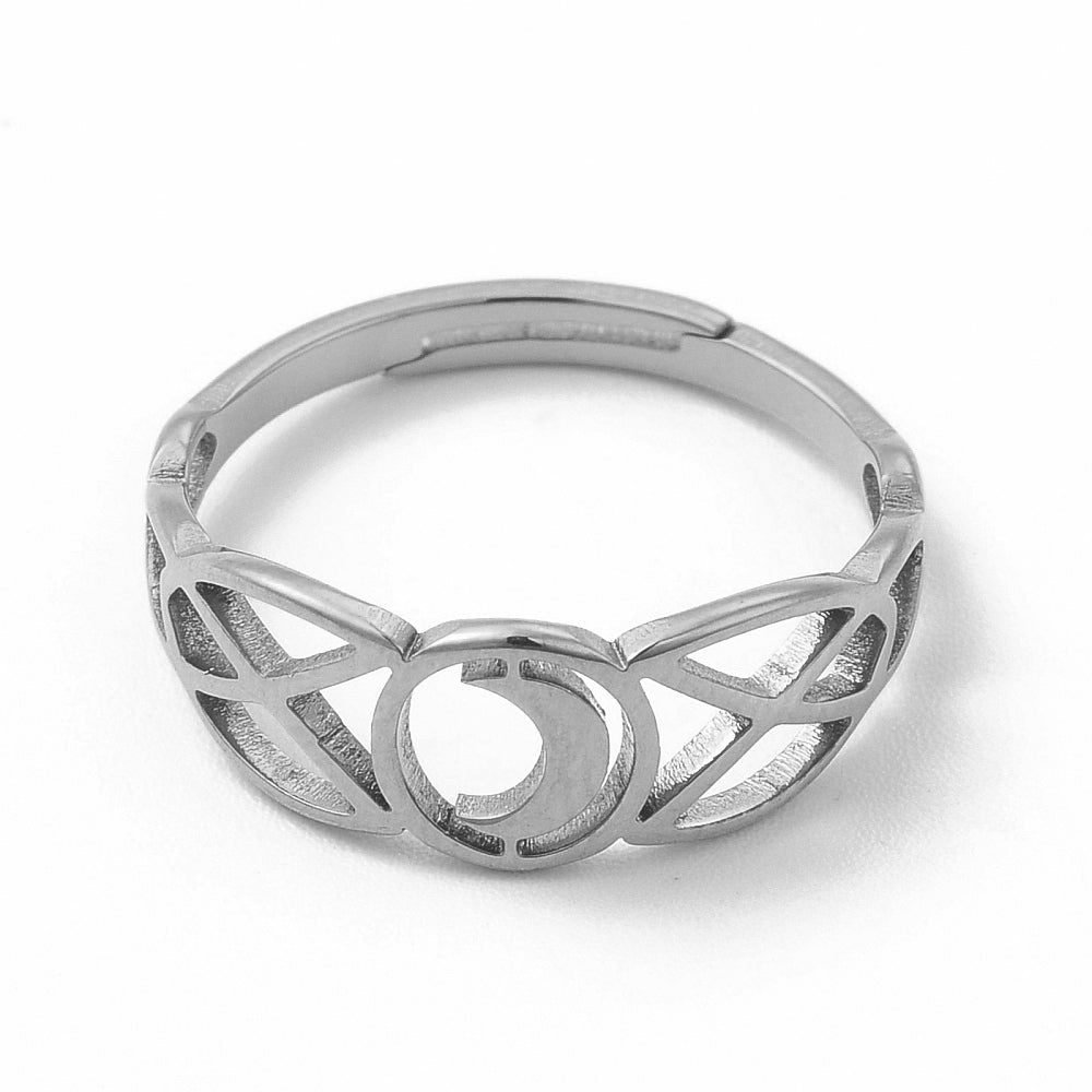 Ring | Edelstahl Celtic Moon