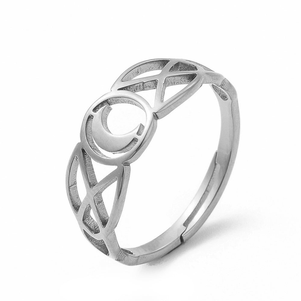 Ring | Edelstahl Celtic Moon