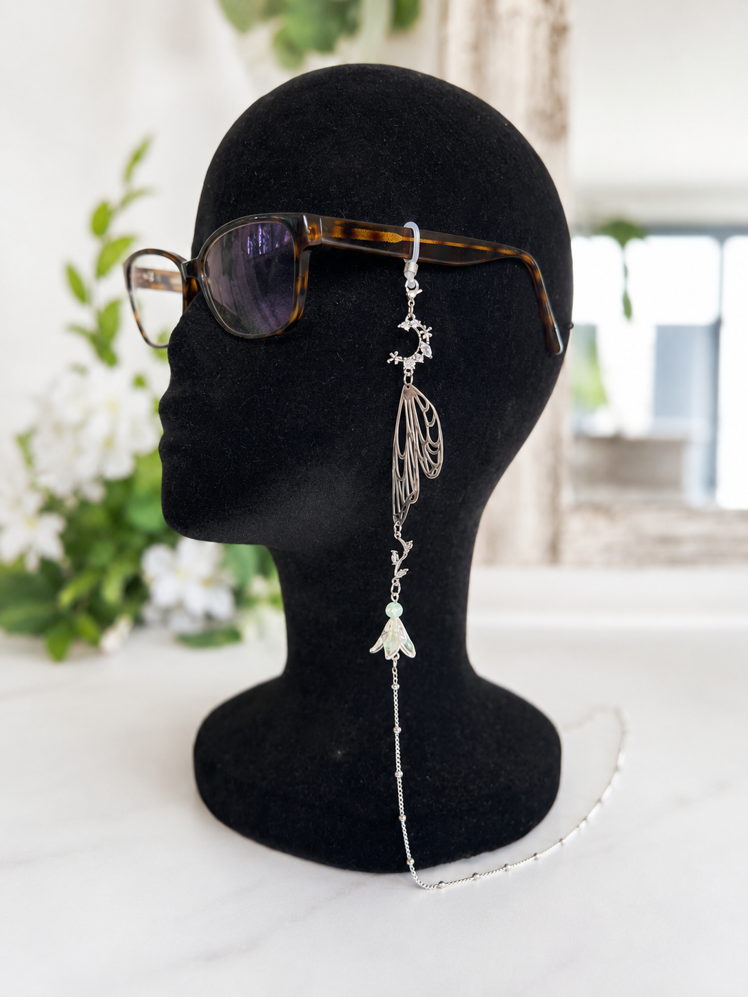 Brillenkette Fairydream Silber
