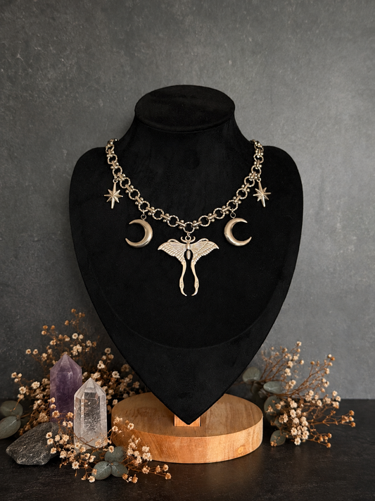 Edelstahlkette Celestial Moth