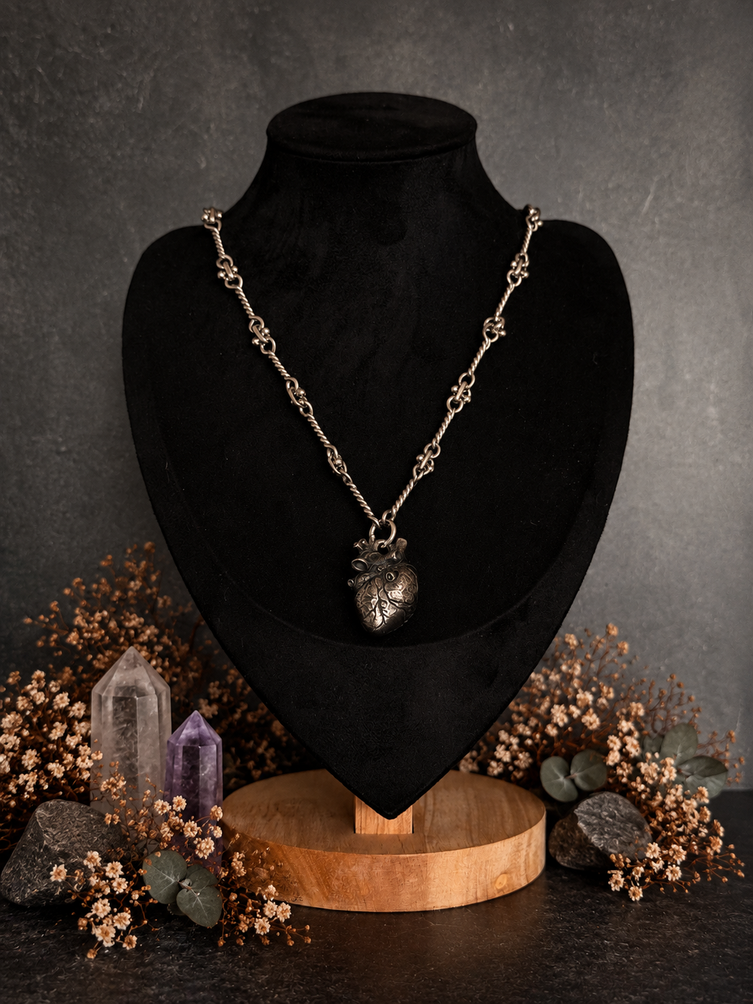Edelstahlkette Sacred Heart