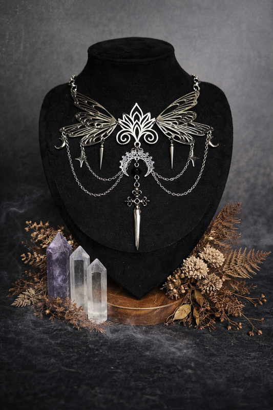 Gothic Fairy Halskette Edelstahl