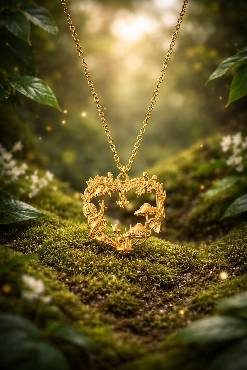 Kette | Edelstahl Forest Heart