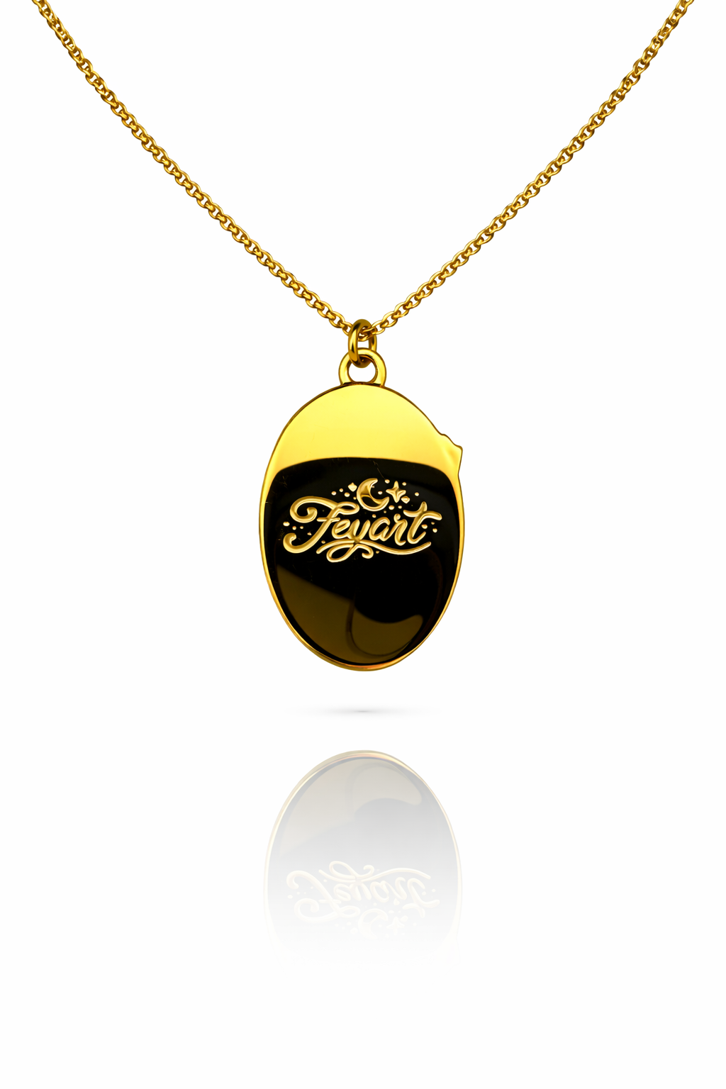 Kette | Edelstahl Lunaria Moth Amulett