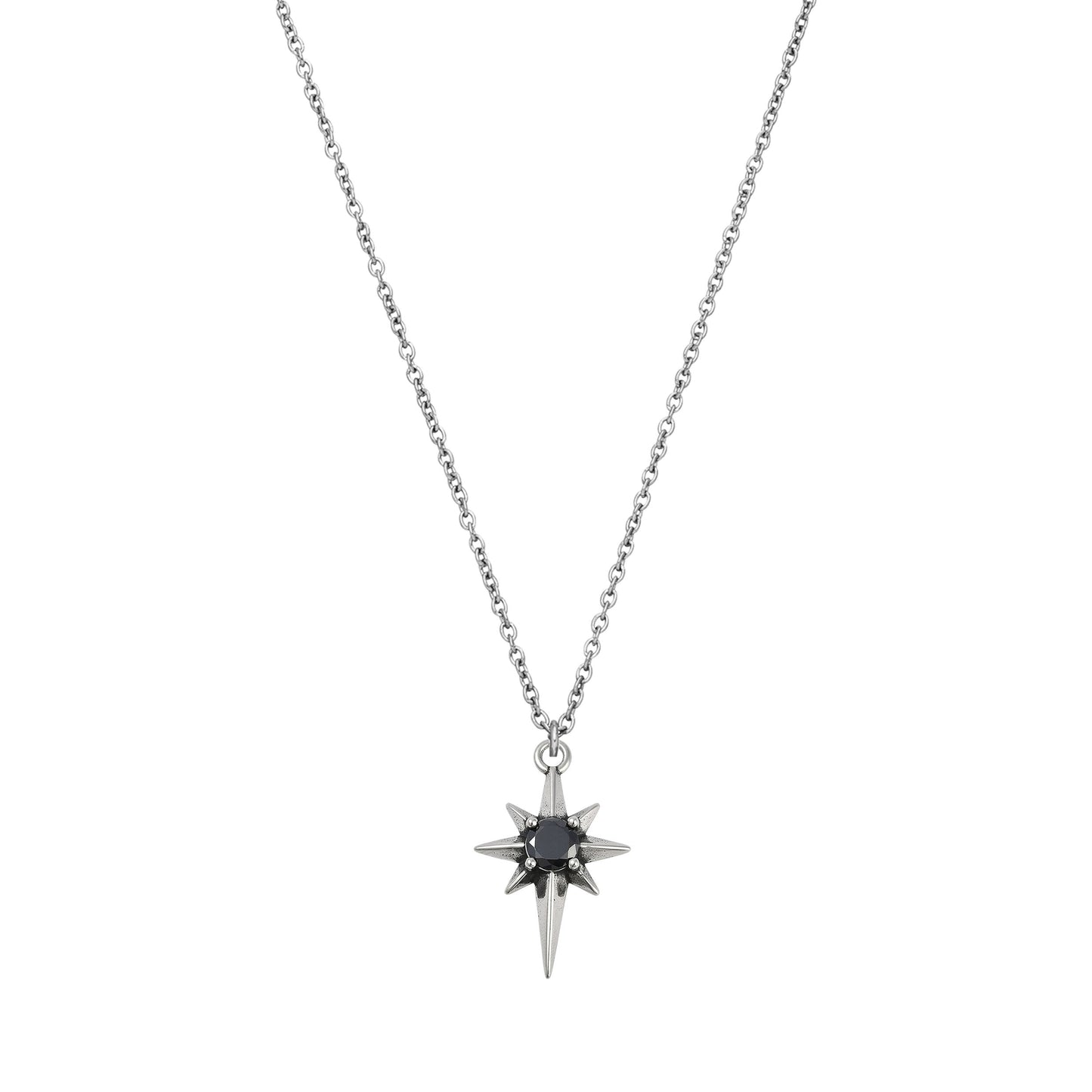 Kette | Edelstahl Noir North Star