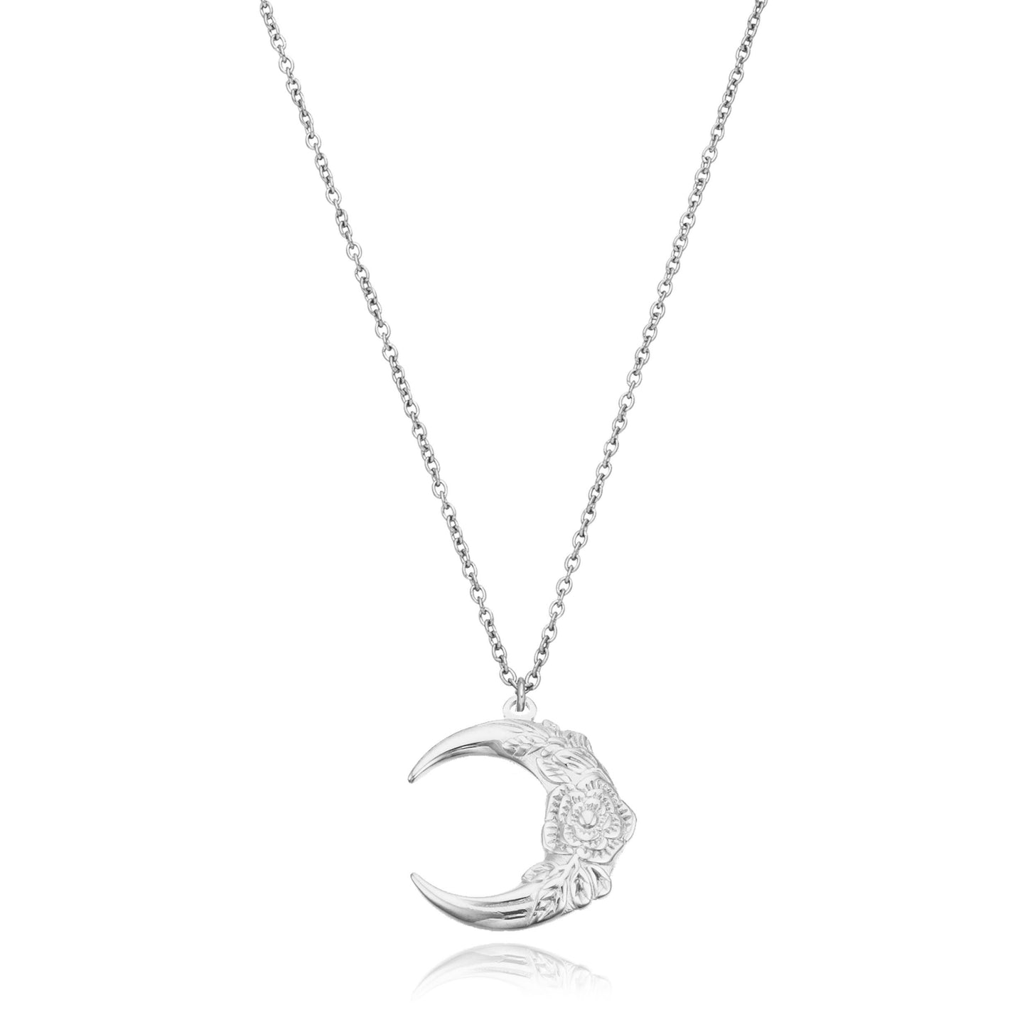 Kette | Edelstahl Moon & Flower
