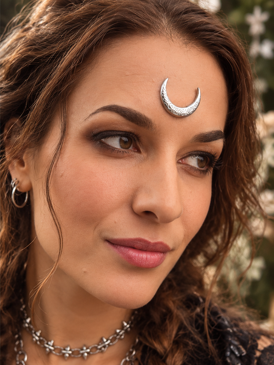 Bindi Mystischer Halbmond Edelstahl