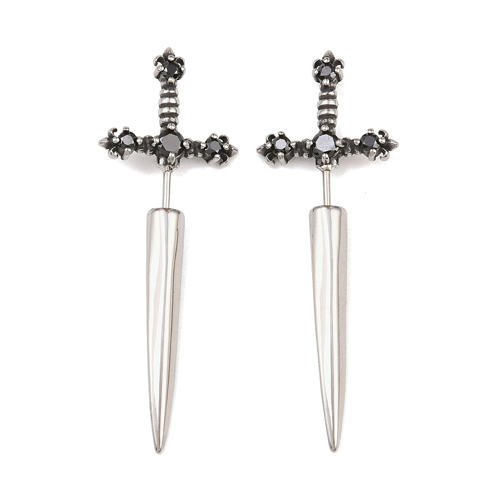 Ohrstecker | Edelstahl Knight of Shadows Swords