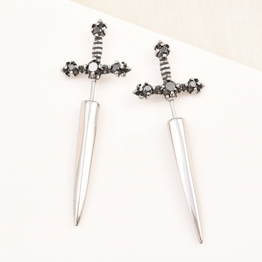 Ohrstecker | Edelstahl Knight of Shadows Swords