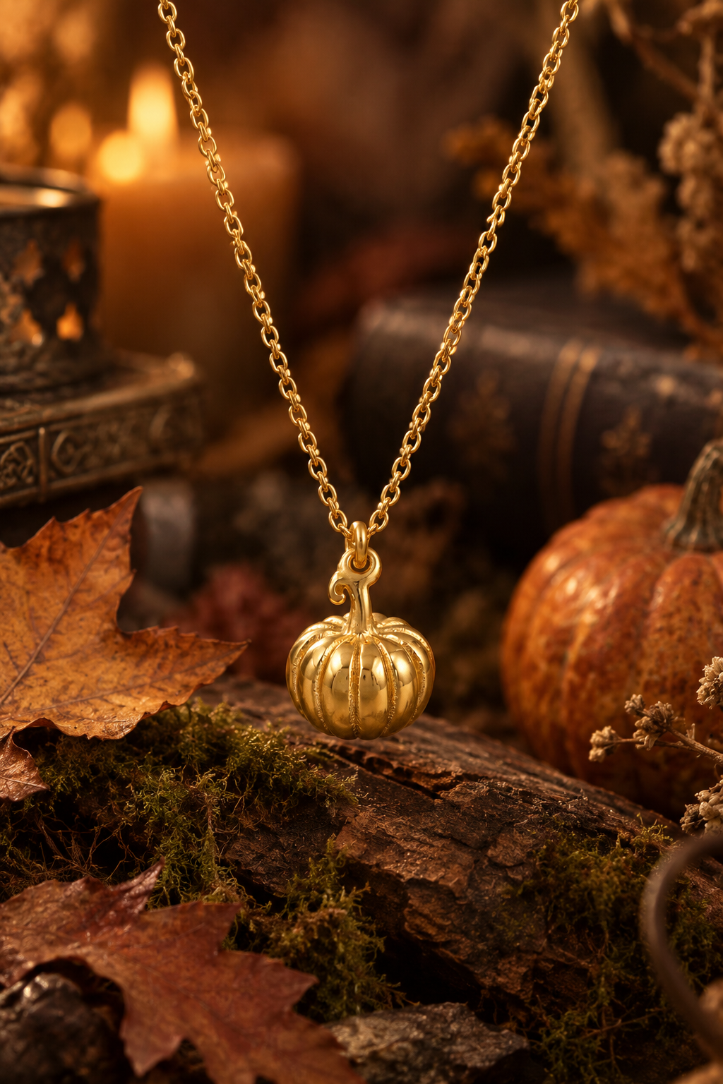 Kette | Pumpkin Season – Kürbis