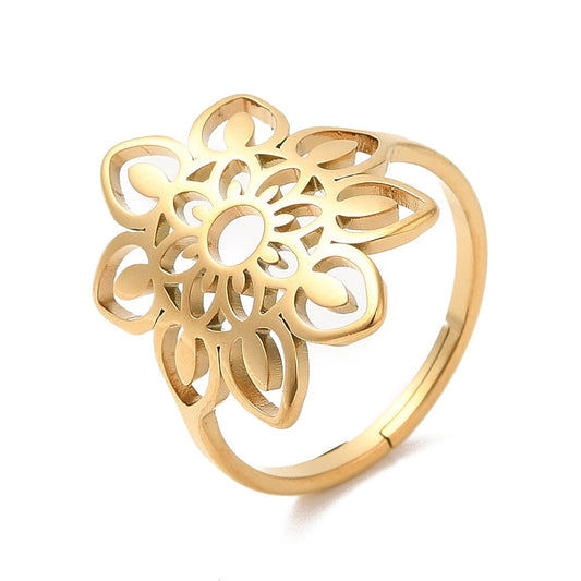 Ring | Edelstahl Mandala