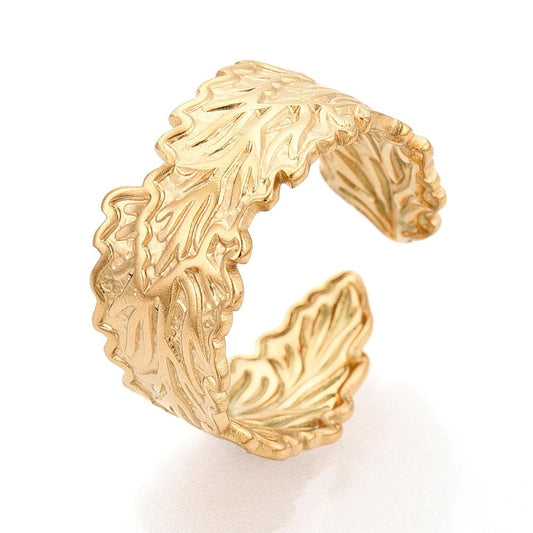 Ring | Edelstahl Forest Leaf