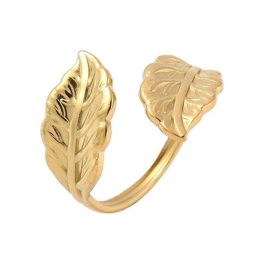 Ring | Edelstahl Fairy Leaves