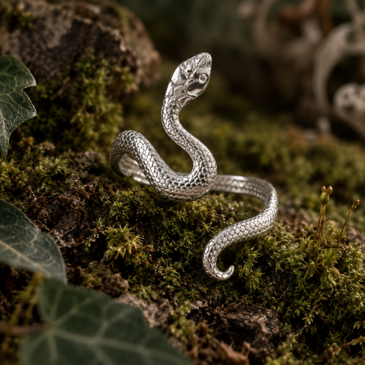 Ring | Edelstahl Noctis Serpent