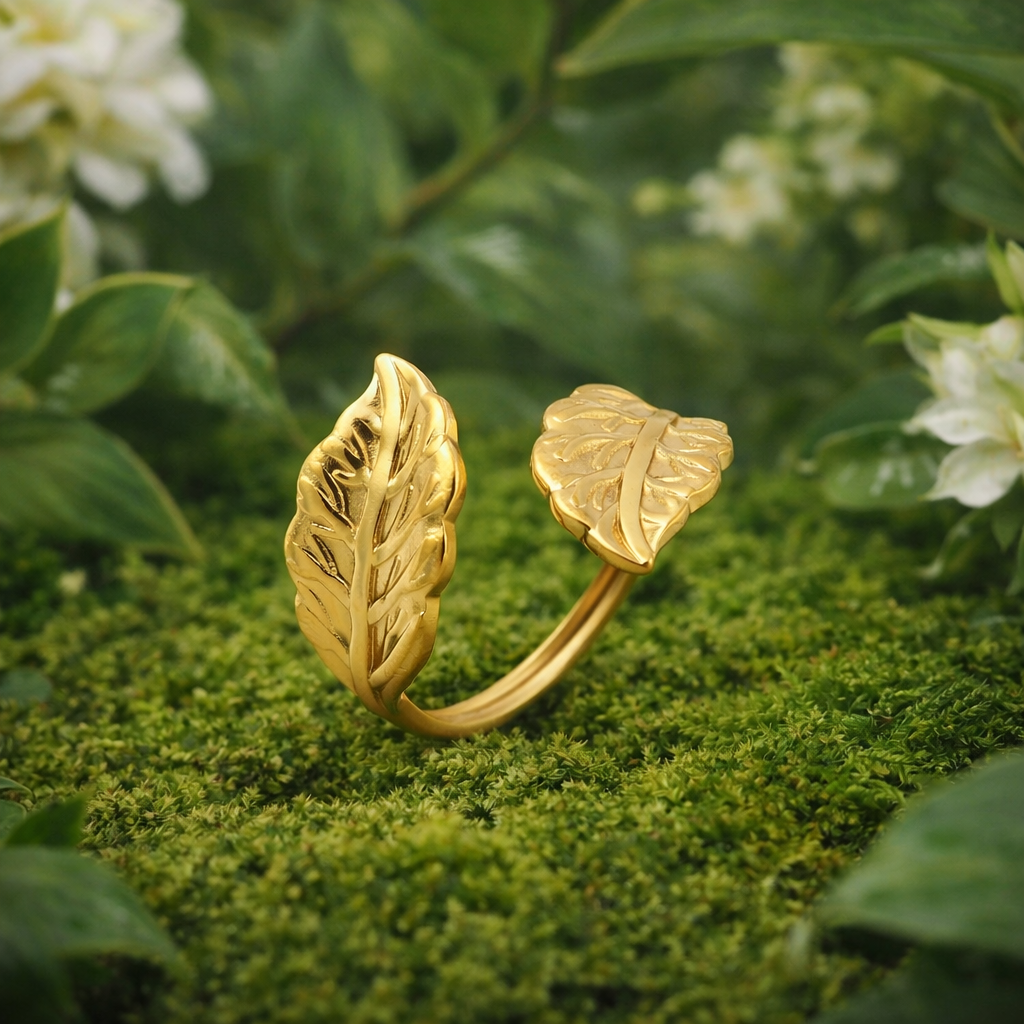 Ring | Edelstahl Fairy Leaves