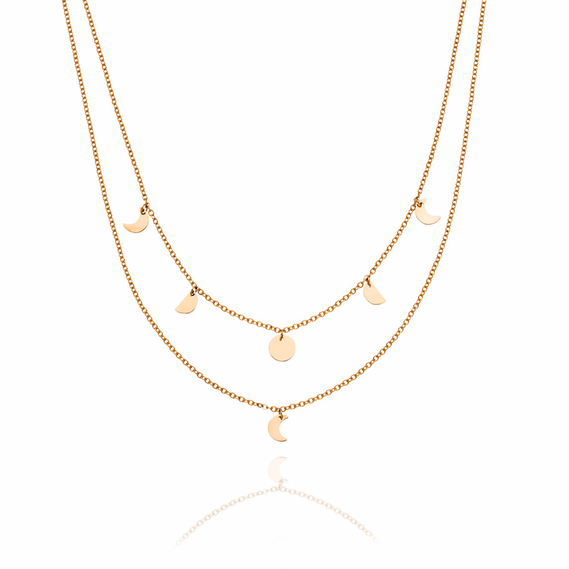 Kette | Edelstahl Mondphasen