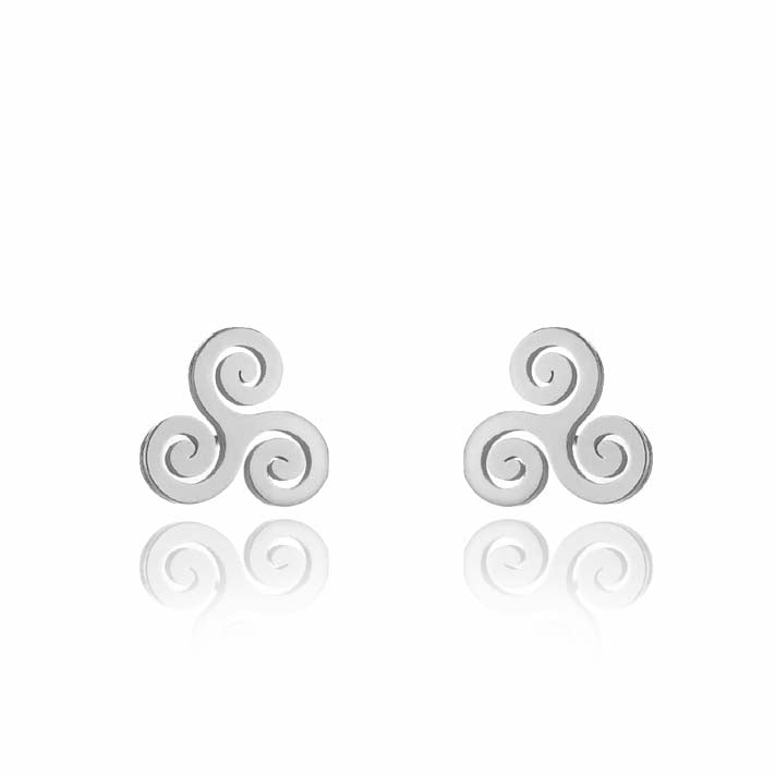 Ohrstecker | Edelstahl Triskele