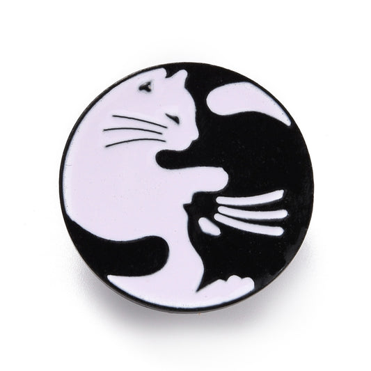 Pin Katzen Ying und Yang