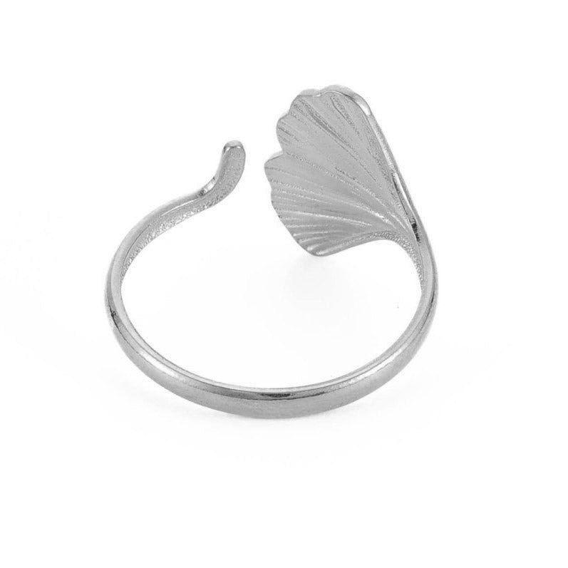 Ring | Edelstahl Ginkgo